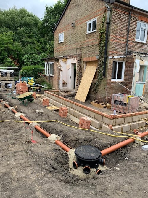 WhatsApp Image 2024-09-07 at 13.40.29 Drainage contractors installing a custom system in Surrey.